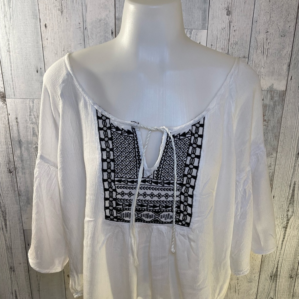 Abercrombie & Fitch gauze womens size M top